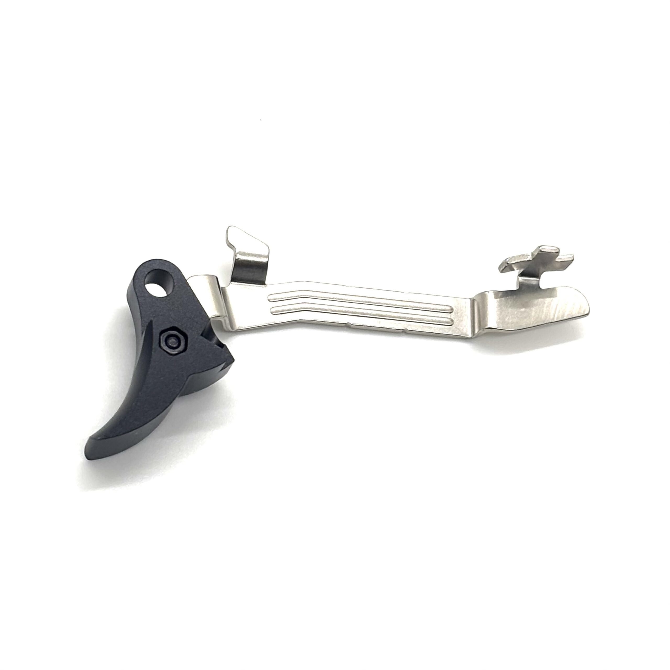 Glock-Mod Glock 43 43X 48 FRT V2 DROP IN Trigger Bar Kit / Flat or Curve Aluminum Shoe w/ Steel Curved Trip — image 4