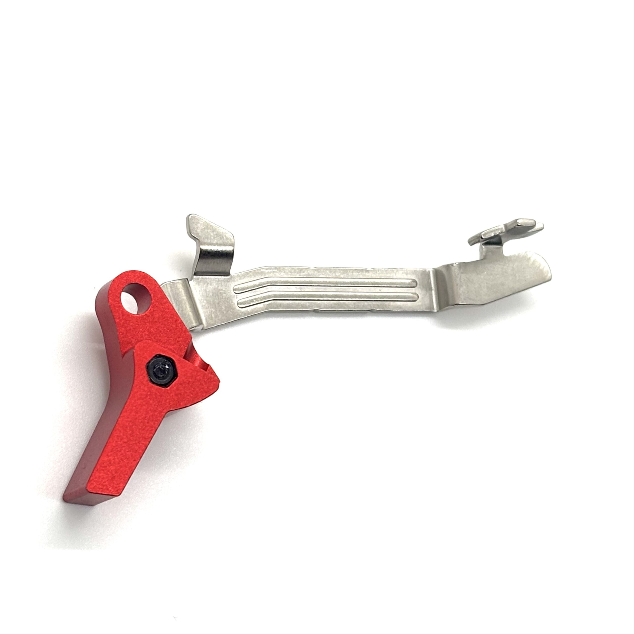 Glock-Mod Glock 43 43X 48 FRT V2 DROP IN Trigger Bar Kit / Flat or Curve Aluminum Shoe w/ Steel Curved Trip — image 5