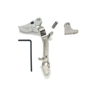 ⚡ New: Glock-Mod GLOCK FRT V2 6061 ALUMINUM TRIGGER BAR KIT, SILVER CURVE, GEN 1 2 3 4, 9mm, .40, .357