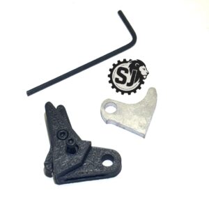 ⚡ New: Glock-Mod Glock FRT Polymer V3 Trigger Shoe Kit with Safety and Curved Steel Trip for All Glocks – Black